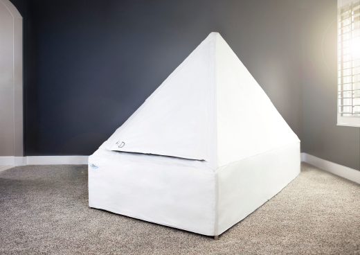 Shape - This is where the signature Zen pyramid design originated. The shape allows condensation from the warm-water to run down the sides and back into the tub, preventing water from dripping off the ceiling and interrupting your float.